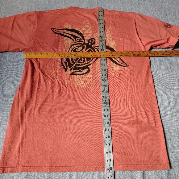 Crazy Shirts Hawaiian T-Shirt Size Large Turtle Chili Dyed Geometric Original - Picture 9 of 12